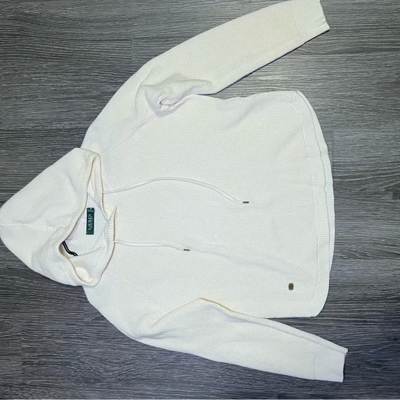 Nice 100% cotton sweater, Ralph Lauren brand, white color - Picture 3 of 11